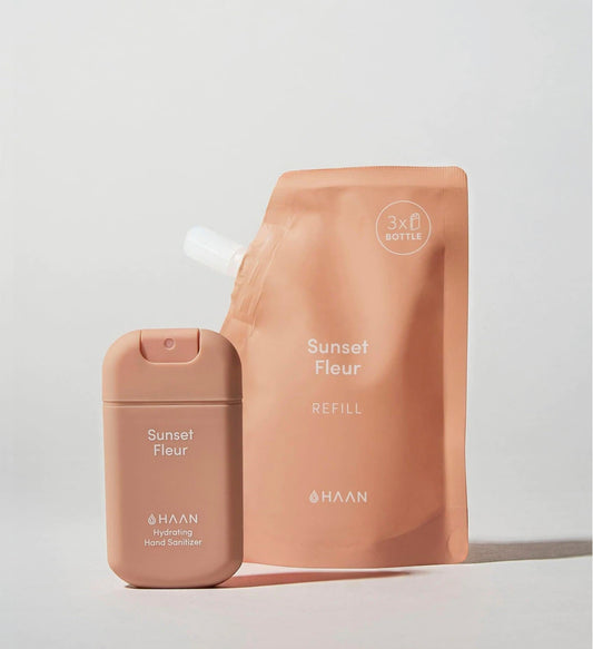 Duo Hand Sanitizer Sunset Fleur 30 ml + Refill 100 ml