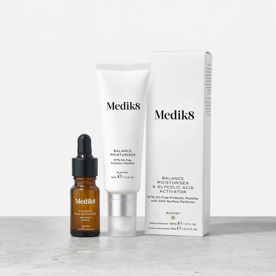 Balance Moisturiser & Glycolic acid activator